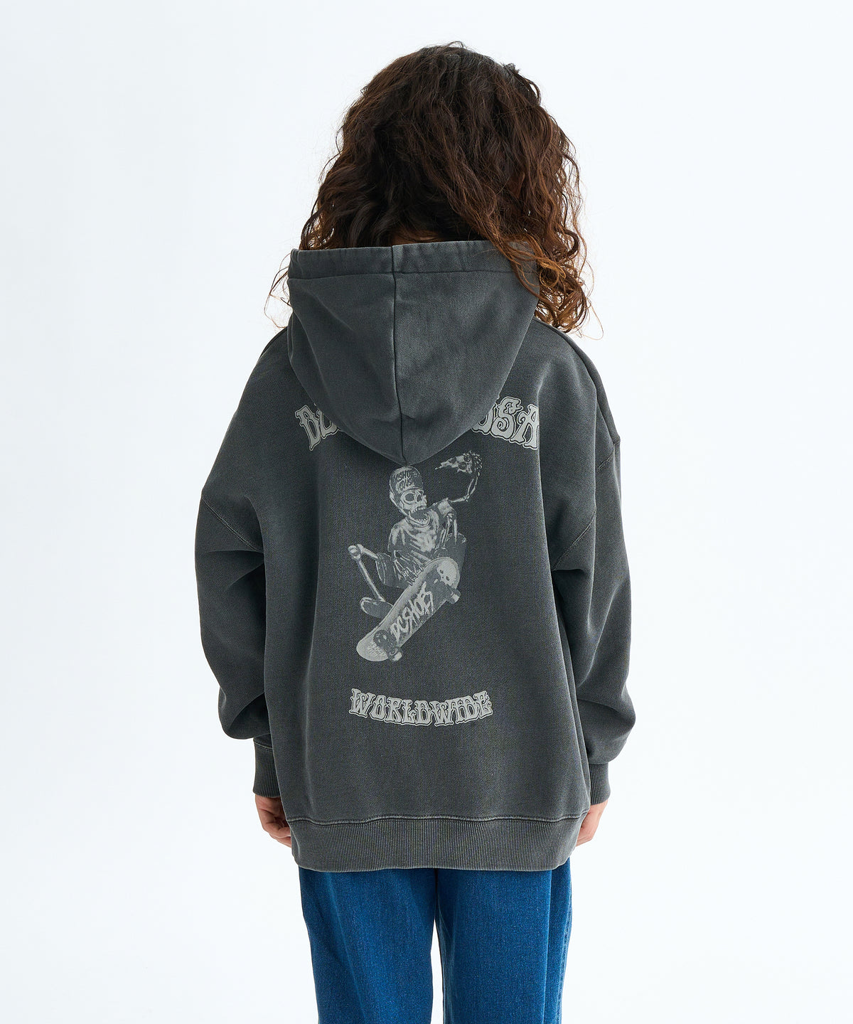 DC Shoes 25 KD SKATE SKULL PH フーディ パーカー キッズ