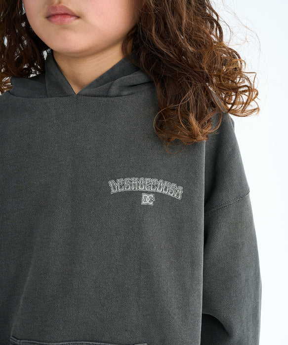 DC Shoes 25 KD SKATE SKULL PH フーディ パーカー キッズ