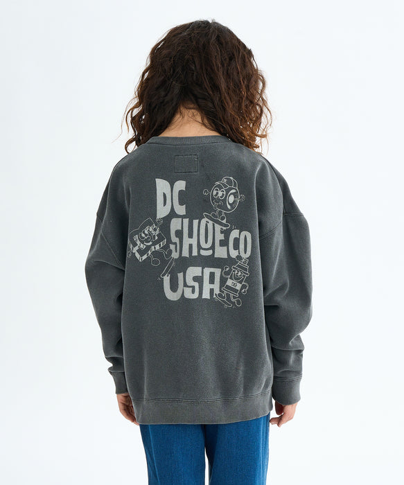 DC Shoes 25 KD NAUGHTY BOYS CREW プルオーバー キッズ