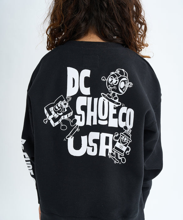 DC Shoes 25 KD NAUGHTY BOYS CREW プルオーバー キッズ