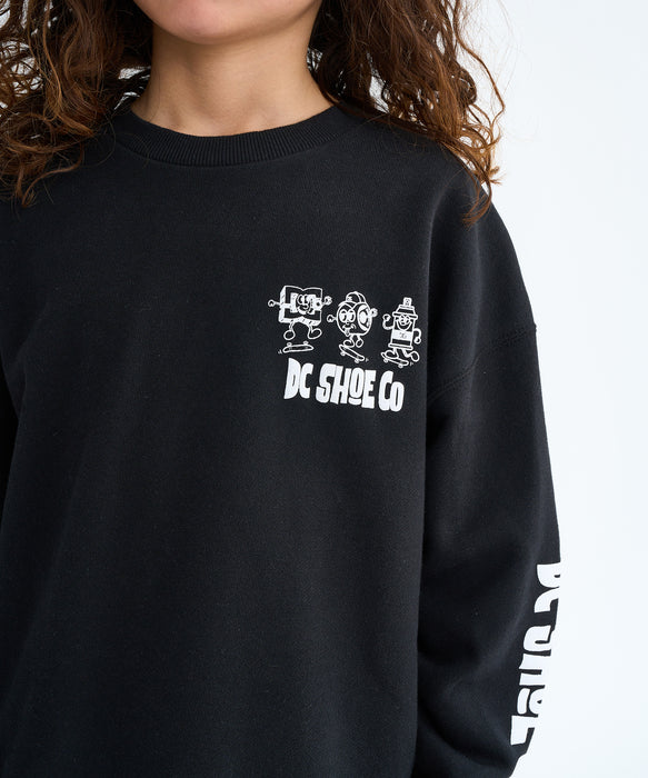 DC Shoes 25 KD NAUGHTY BOYS CREW プルオーバー キッズ