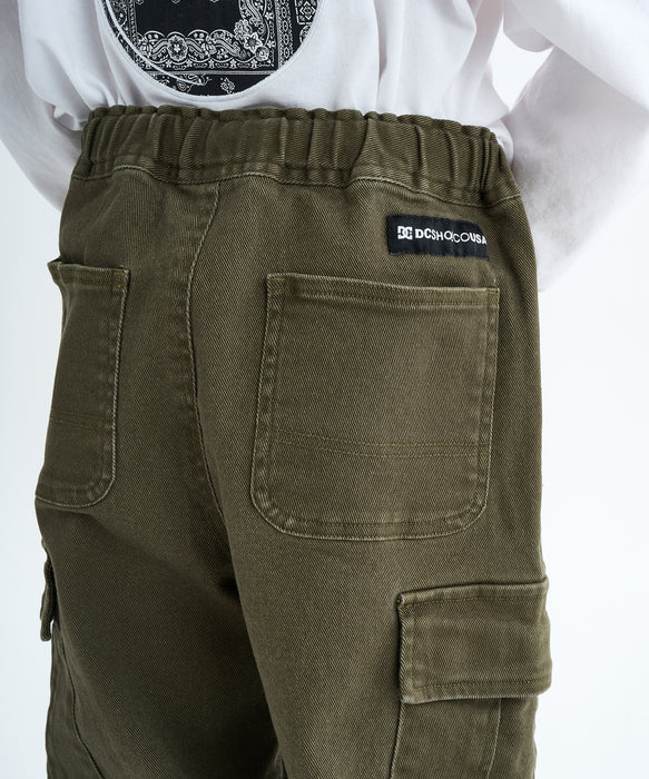 OUTLET FAMILY SALE】DC Shoes 25 KD WIDE CARGO PANT カーゴパンツ キッズ