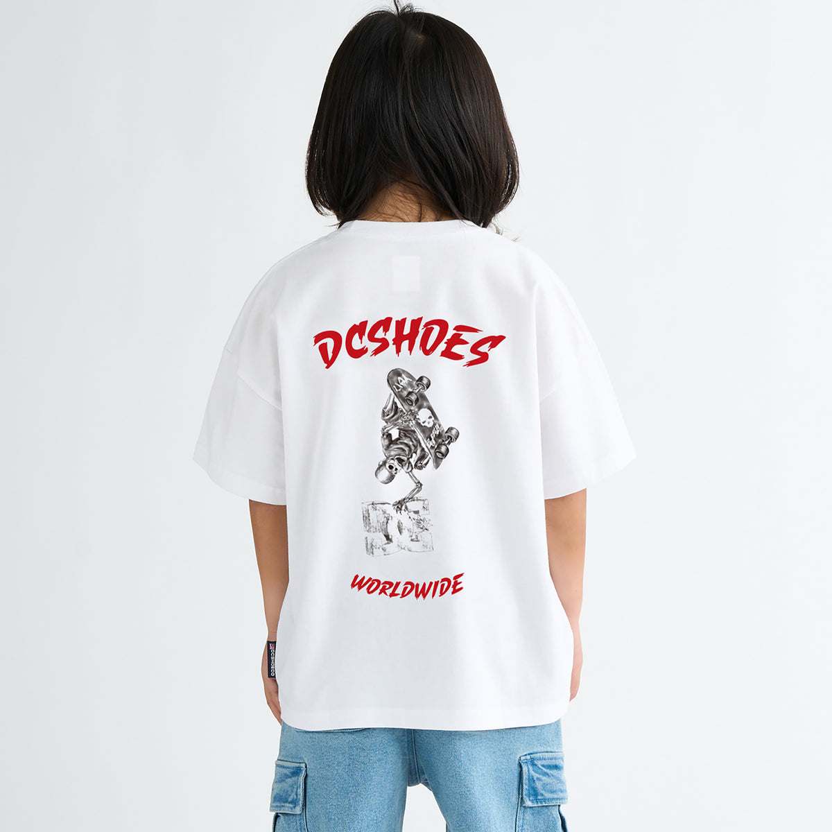 OUTLET】DC Shoes 25 KD SKATE SKULL SS キッズ トップス Tシャツ