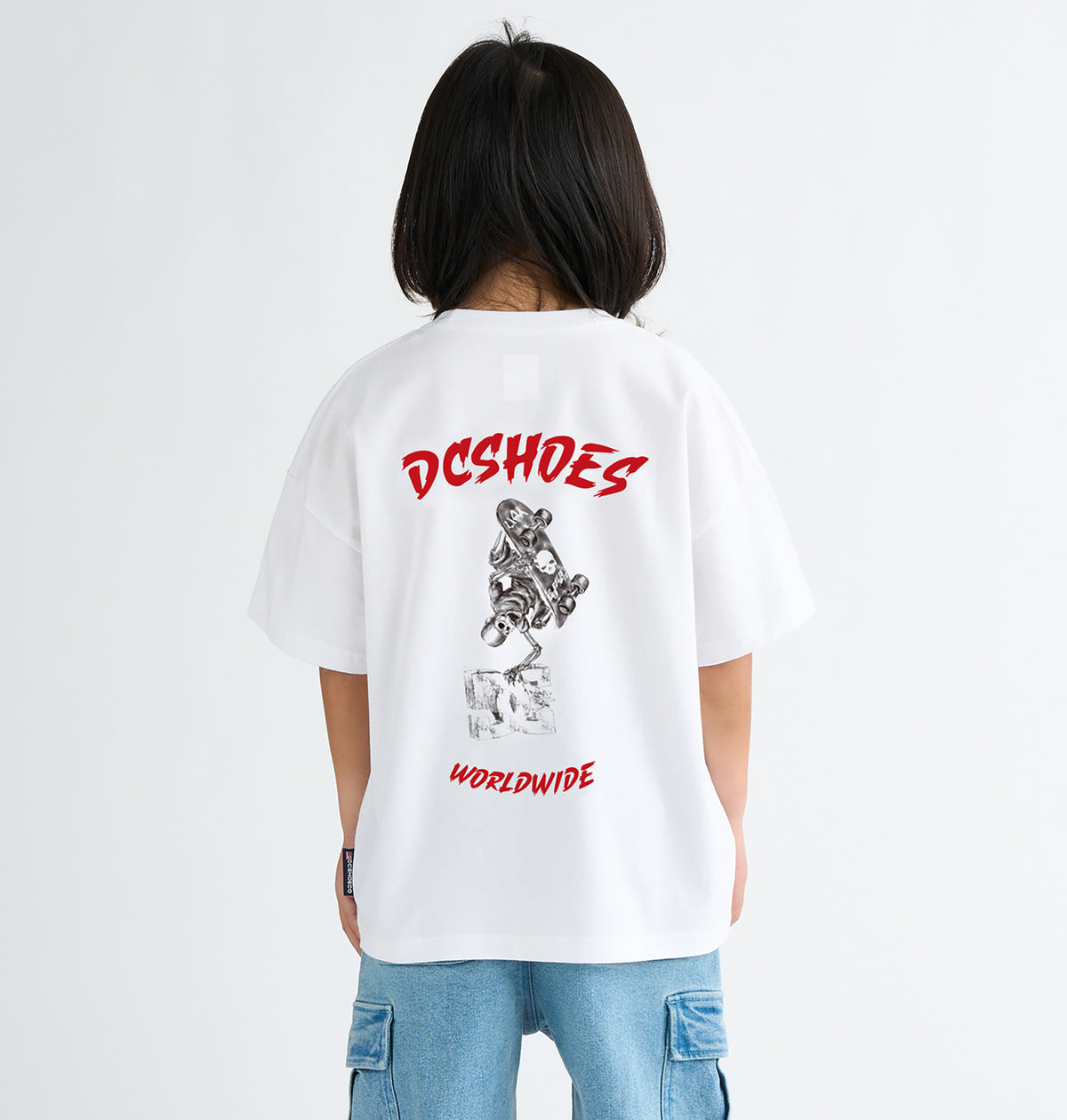 OUTLET】DC Shoes 25 KD SKATE SKULL SS キッズ トップス Tシャツ