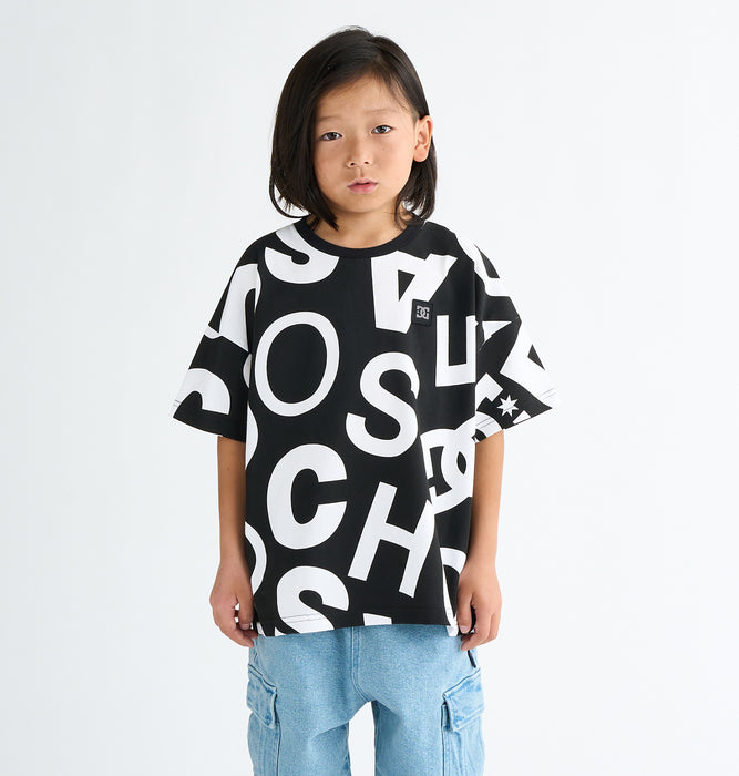 【OUTLET】DC Shoes 25 KD ALLOVER SS キッズ トップス Tシャツ