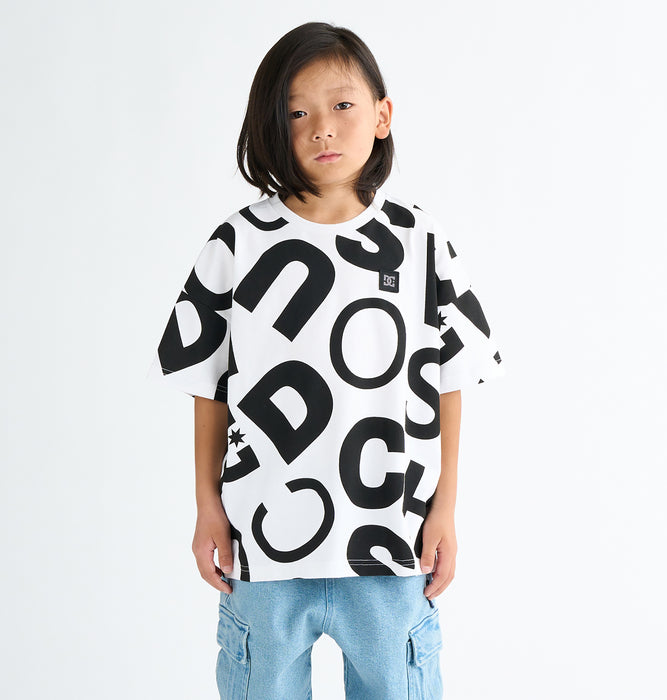 【OUTLET】DC Shoes 25 KD ALLOVER SS キッズ トップス Tシャツ