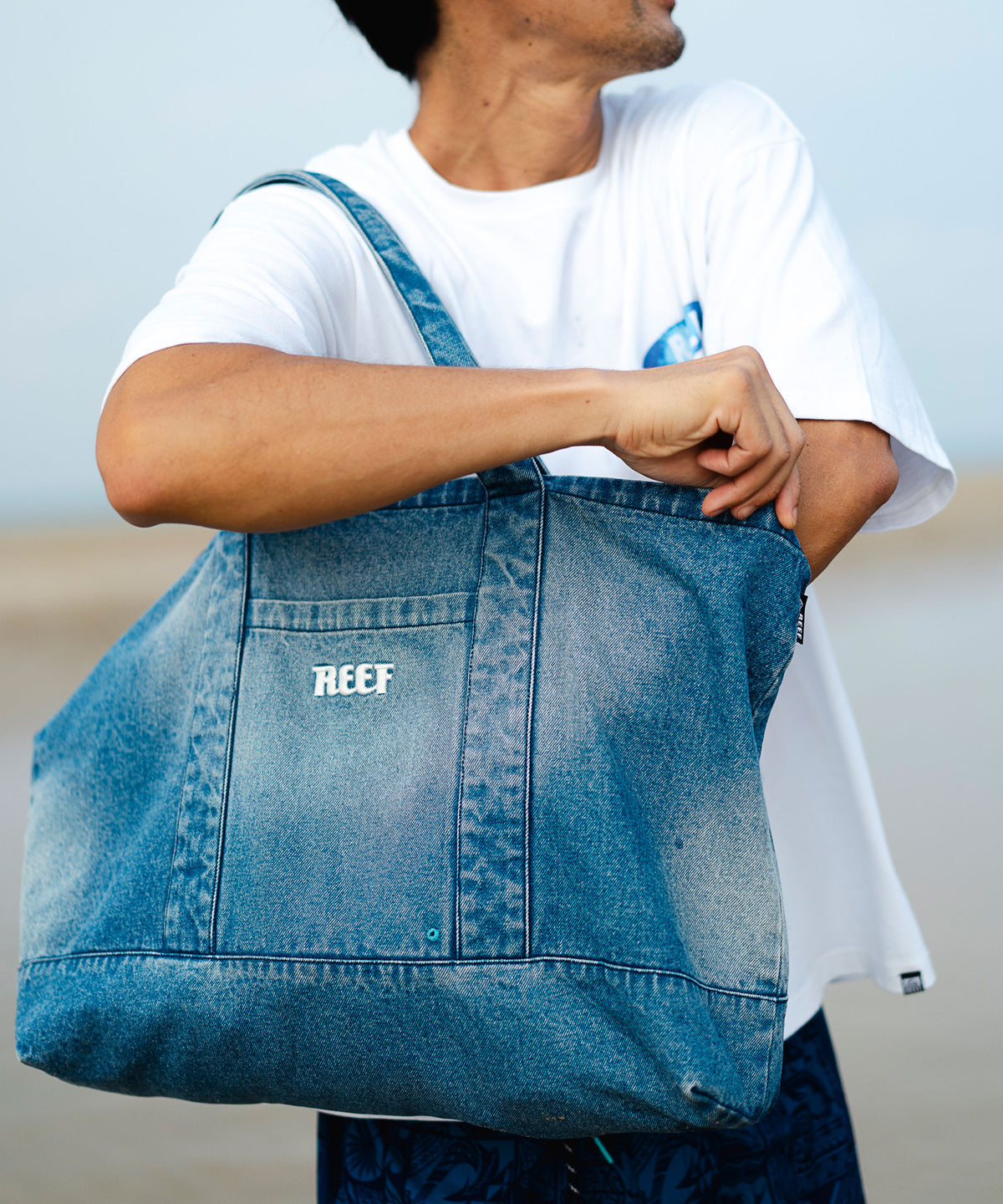 REEF BLUE BAG デニム トートバッグ 【2026年夏モデル】