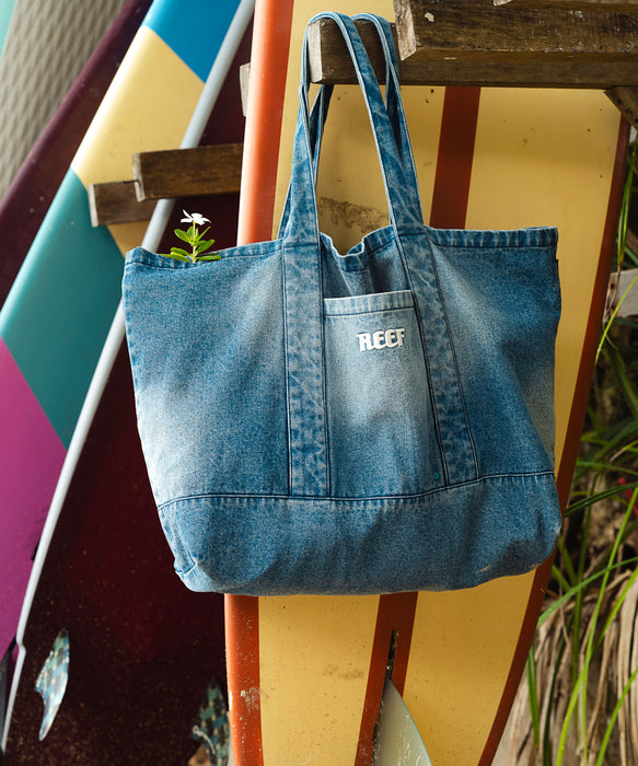 REEF BLUE BAG デニム トートバッグ 【2026年夏モデル】