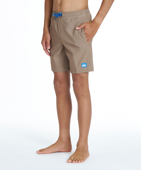 QUIKSILVER キッズ SOLID VOLLEY YOUTH 16NB ジャムボードショーツ