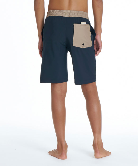 QUIKSILVER キッズ COLOR BLOCK VOLLEY YOUTH 17NB ジャムボード
