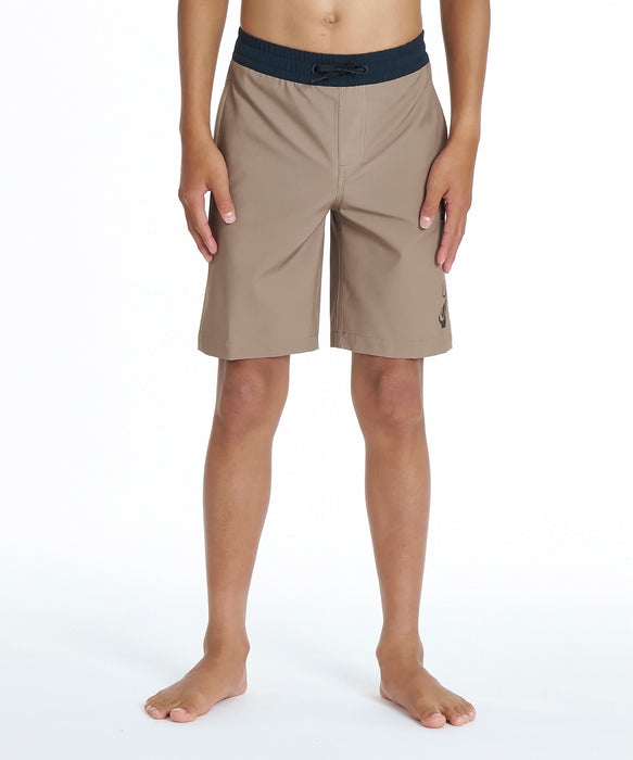 QUIKSILVER キッズ COLOR BLOCK VOLLEY YOUTH 17NB ボードショーツ 【2026年夏モデル】 KHA / 160