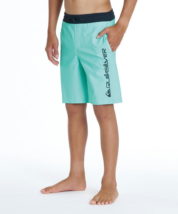 QUIKSILVER キッズ COLOR BLOCK VOLLEY YOUTH 17NB ボードショーツ 【2026年夏モデル】 TBL / 160