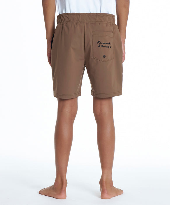 QUIKSILVER キッズ SIGN BAGGY SHORTS YOUTH ショートパンツ 接触冷感 速乾 UPF50+ 4WAYストレッチ【2026年夏モデル】