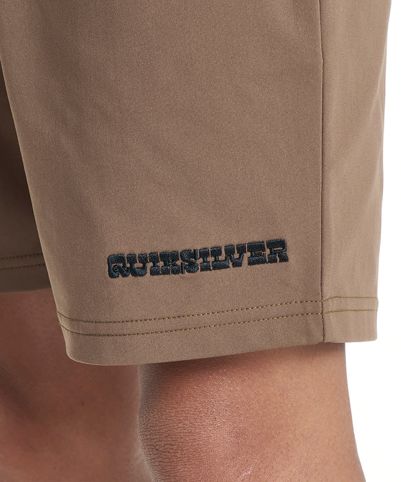 QUIKSILVER キッズ SIGN BAGGY SHORTS YOUTH ショートパンツ 接触冷感 速乾 UPF50+ 4WAYストレッチ【2026年夏モデル】