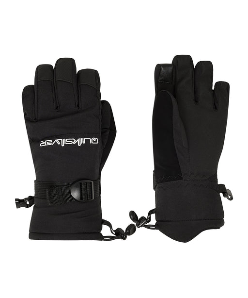 【QuikSilver】スノボウェアセット（ゴーグル、グローブ、ベルト付） OUTLET】QUIKSILVER ユース MISSION YOUTH GLOVE スノーグローブ