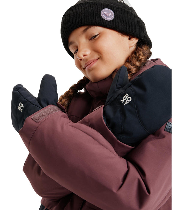ROXY キッズ ROXY JETTY GIRL SOLID MITT スノーグローブ 【26-27SNOWモデル】 KVJ0 / L