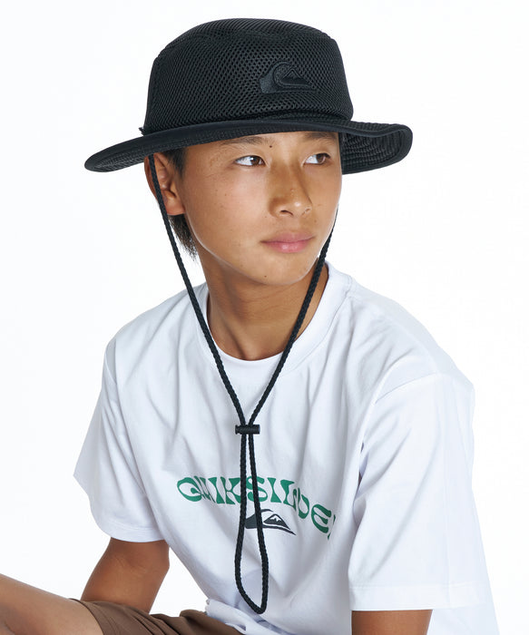 QUIKSILVER キッズ BUSHMASTER MESH 26 YOUTH ハット 【2026年夏モデル】 BLK / F