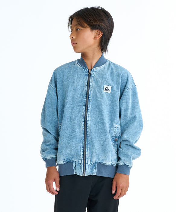 QUIKSILVER キッズ DENIM WASH MA JACKET ジャケット 【2026年春夏モデル】 BLU / 160