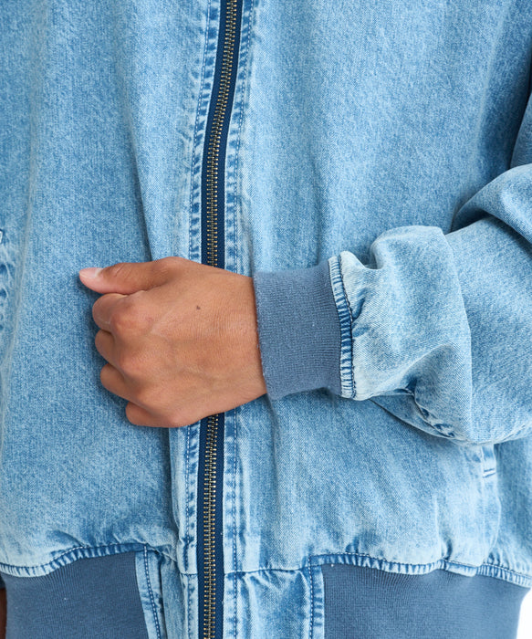 QUIKSILVER キッズ DENIM WASH MA JACKET ジャケット 【2026年春夏モデル】 BLU / 160