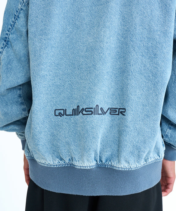QUIKSILVER キッズ DENIM WASH MA JACKET ジャケット 【2026年春夏モデル】 BLU / 160
