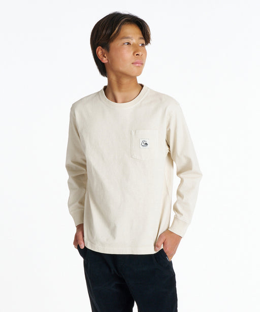 QUIKSILVER キッズ DNA POCKET LT YOUTH ロンT 【2026年秋冬モデル】 BGE / 160