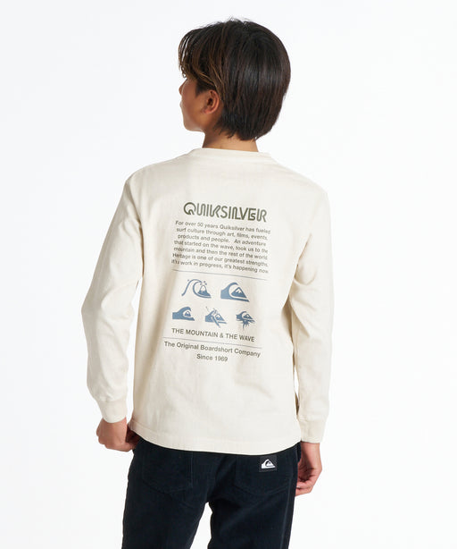 QUIKSILVER キッズ DNA POCKET LT YOUTH ロンT 【2026年秋冬モデル】 BGE / 160