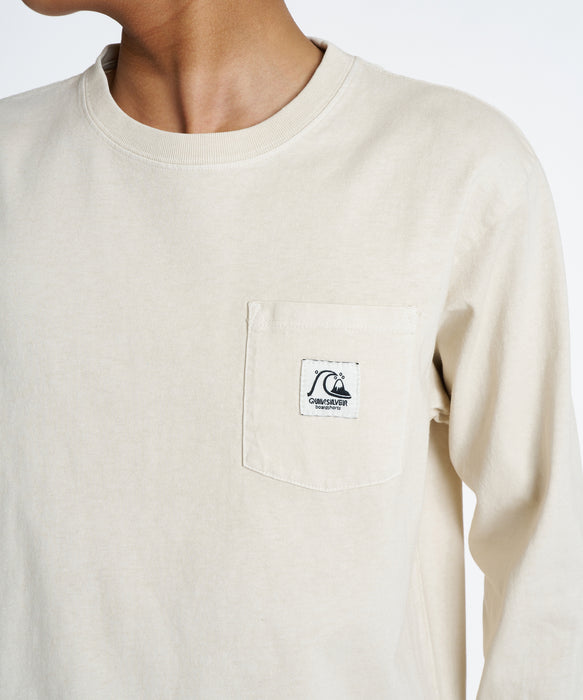 QUIKSILVER キッズ DNA POCKET LT YOUTH ロンT 【2026年秋冬モデル】 BGE / 160