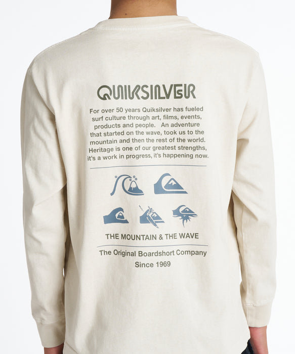 QUIKSILVER キッズ DNA POCKET LT YOUTH ロンT 【2026年秋冬モデル】 BGE / 160