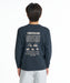 QUIKSILVER キッズ DNA POCKET LT YOUTH ロンT 【2026年秋冬モデル】 BLK / 160