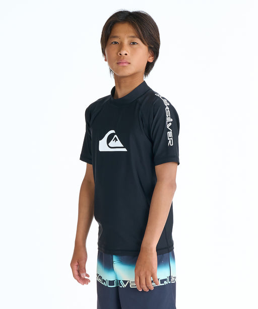QUIKSILVER キッズ ALL TIME SR YOUTH ラッシュガード 【2026年春夏モデル】 BLK1 / 160