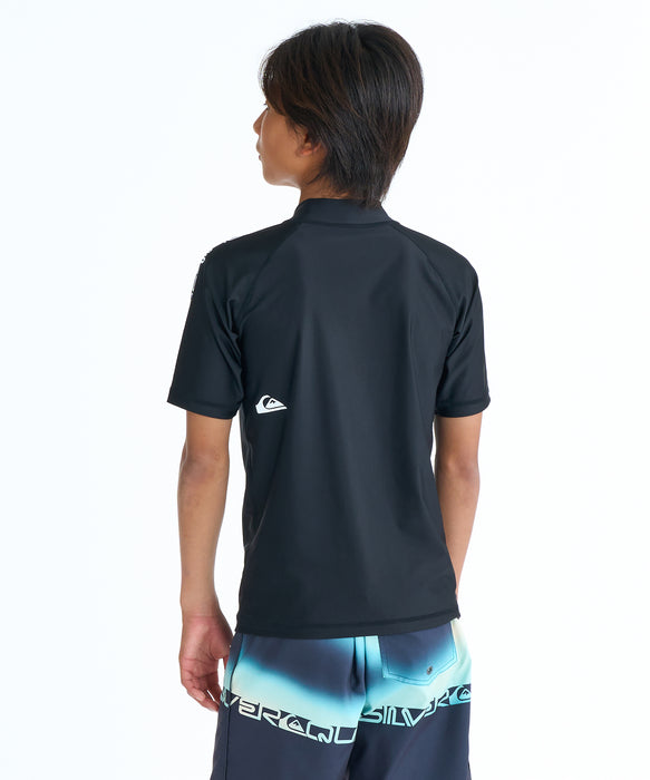 QUIKSILVER キッズ ALL TIME SR YOUTH ラッシュガード 【2026年春夏モデル】 BLK1 / 160