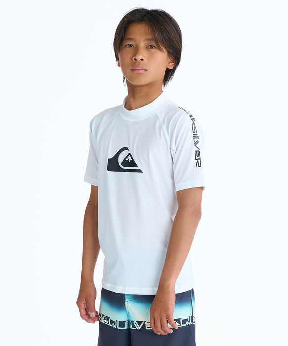 QUIKSILVER キッズ ALL TIME SR YOUTH ラッシュガード 【2026年春夏モデル】 WHT / 160