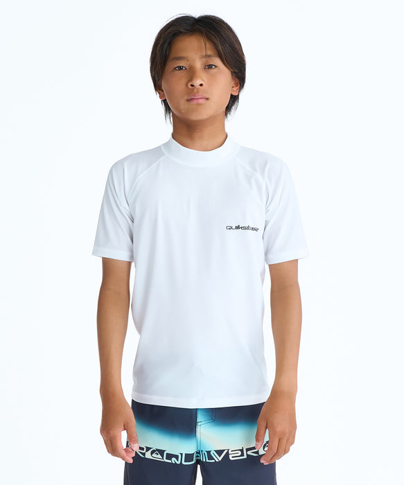 QUIKSILVER キッズ OMNI SR YOUTH ラッシュガード 【2026年春夏モデル】 WHT / 160