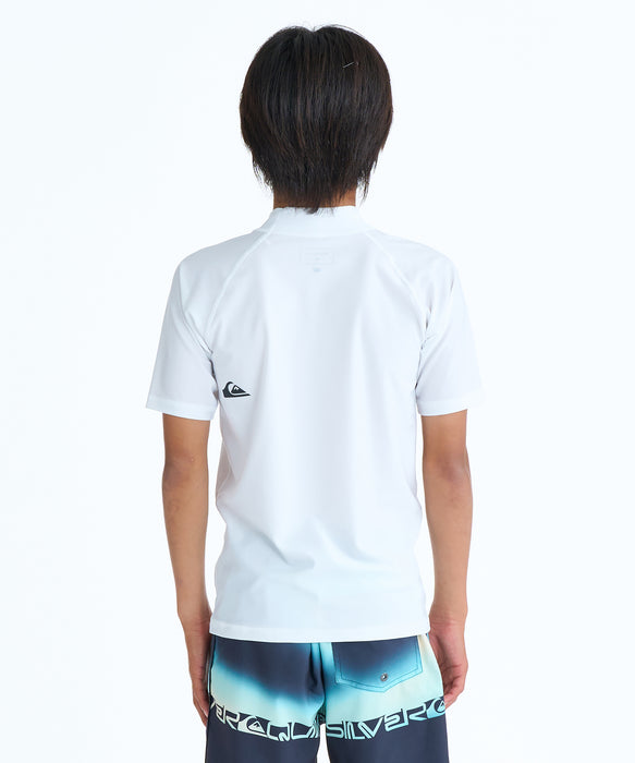 QUIKSILVER キッズ OMNI SR YOUTH ラッシュガード 【2026年春夏モデル】 WHT / 160