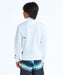 QUIKSILVER キッズ CHECKER ZIP YOUTH ジップラッシュガード 【2026年春夏モデル】 WHT / 160