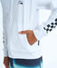 QUIKSILVER キッズ CHECKER ZIP YOUTH ジップラッシュガード 【2026年春夏モデル】 WHT / 160