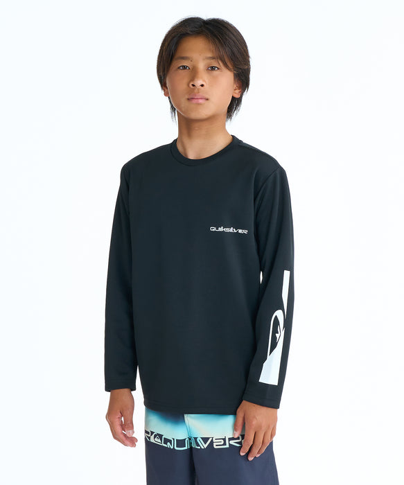 QUIKSILVER キッズ HOLMES LS YOUTH 長袖サーフTシャツ 【2026年春夏モデル】 BLK1 / 160
