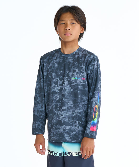 QUIKSILVER キッズ HOLMES LS YOUTH 長袖サーフTシャツ 【2026年春夏モデル】 BLK2 / 160