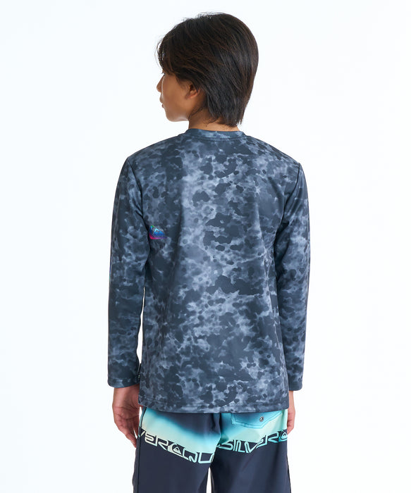 QUIKSILVER キッズ HOLMES LS YOUTH 長袖サーフTシャツ 【2026年春夏モデル】 BLK2 / 160