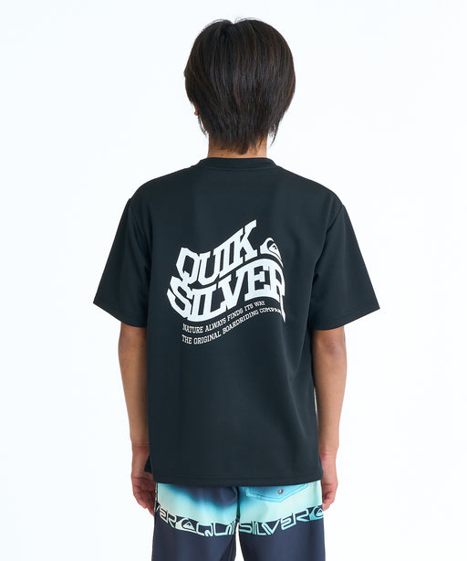 QUIKSILVER キッズ BEND LOGO SS YOUTH サーフTシャツ 【2026年春夏モデル】 BLK1 / 160
