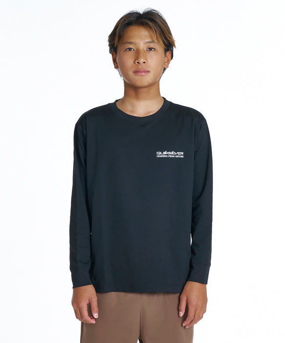 QUIKSILVER キッズ QS UNION LS YOUTH 長袖サーフTシャツ 【2026年夏モデル】 BLK / 160