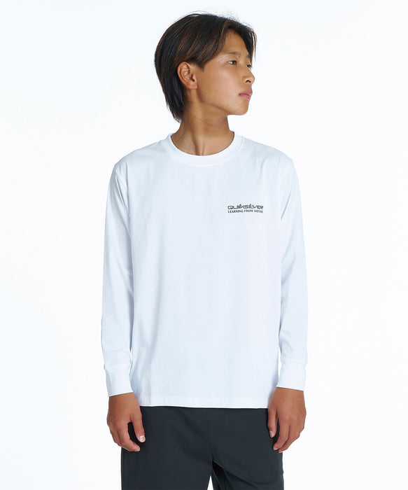 QUIKSILVER キッズ QS UNION LS YOUTH 長袖サーフTシャツ 【2026年夏モデル】 WHT / 160
