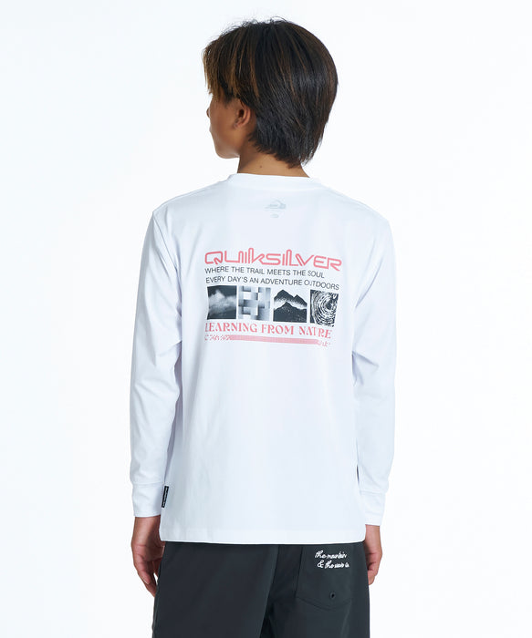 QUIKSILVER キッズ QS UNION LS YOUTH 長袖サーフTシャツ 【2026年夏モデル】 WHT / 160