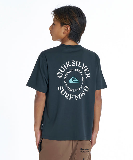QUIKSILVER キッズ QS CIRCLE SS YOUTH サーフTシャツ 【2026年夏モデル】 BLK / 160