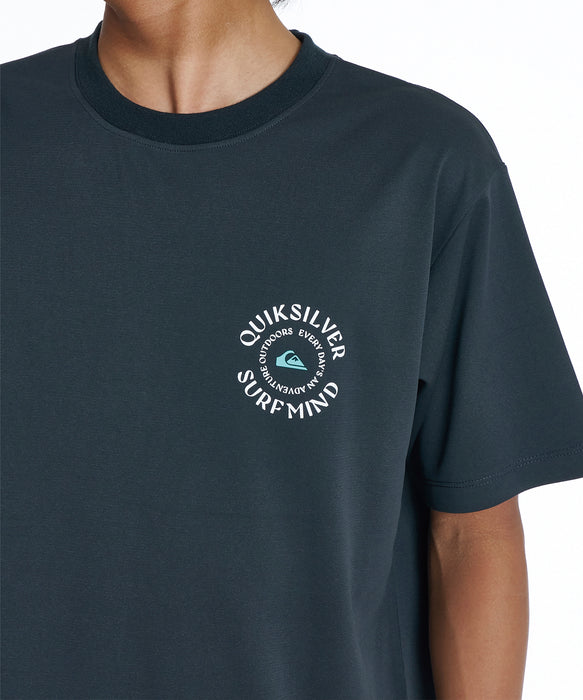 QUIKSILVER キッズ QS CIRCLE SS YOUTH サーフTシャツ 【2026年夏モデル】 BLK / 160