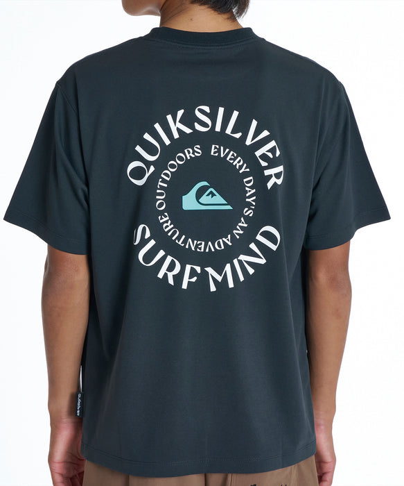 QUIKSILVER キッズ QS CIRCLE SS YOUTH サーフTシャツ 【2026年夏モデル】 BLK / 160