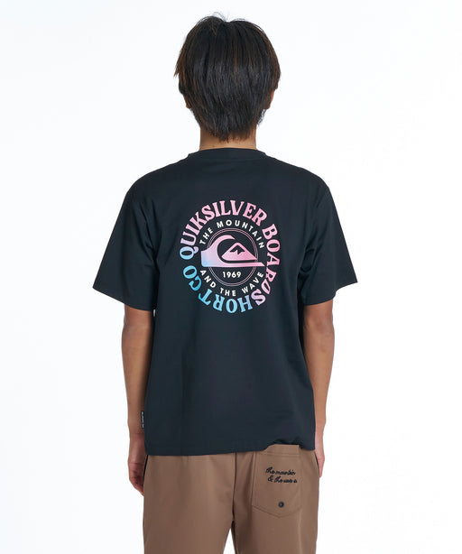 QUIKSILVER キッズ FINE GRADATION SS YOUTH サーフTシャツ 【2026年夏モデル】 BLK / 160