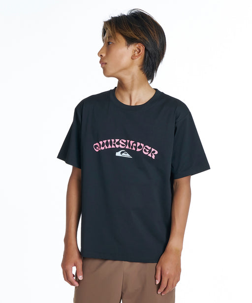 QUIKSILVER キッズ URBAN LOGO SS YOUTH サーフTシャツ 【2026年夏モデル】 BLK / 160
