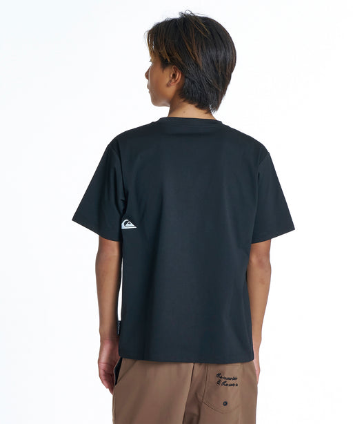 QUIKSILVER キッズ URBAN LOGO SS YOUTH サーフTシャツ 【2026年夏モデル】 BLK / 160
