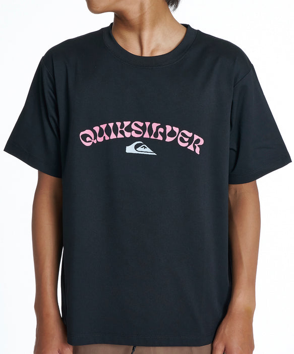 QUIKSILVER キッズ URBAN LOGO SS YOUTH サーフTシャツ 【2026年夏モデル】 BLK / 160